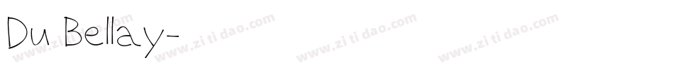 Du Bellay字体转换
